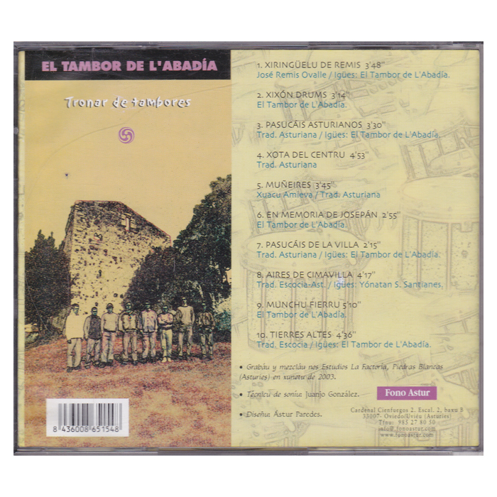 cd  El tambor de L´Abadía - Tronar de tambores